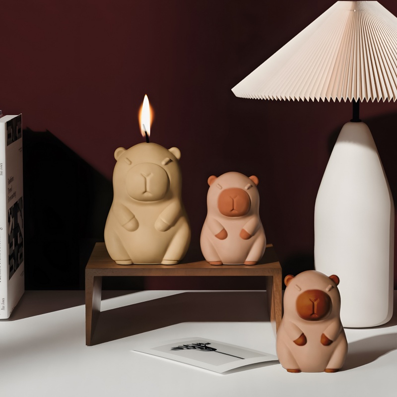 Capybara Pudding Baking Silico - Candle Making Tutorial 评论和价格