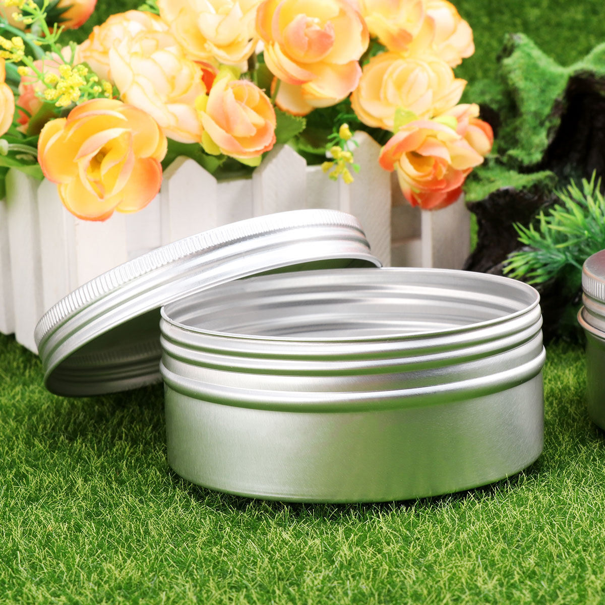 10Pcs Threaded Aluminium Bottl - Tin Container Lid 评论和价格