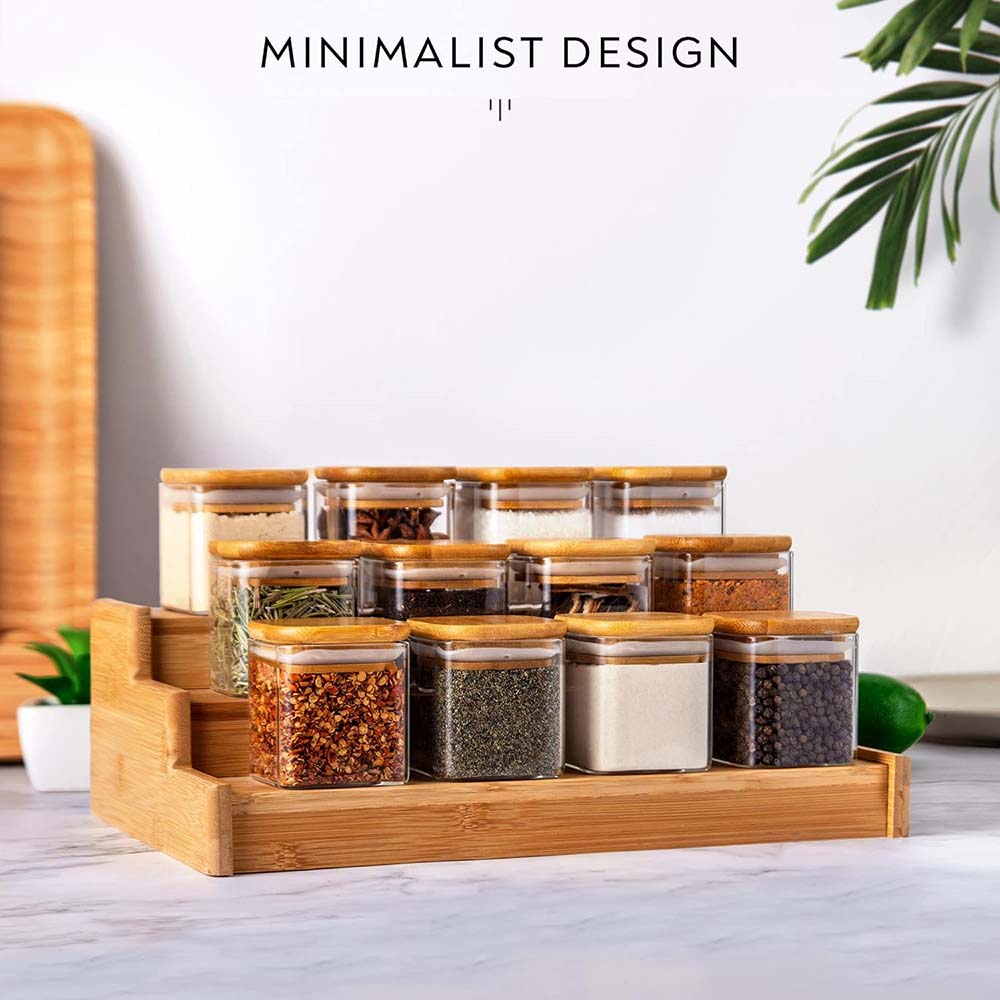 Spice Jars with Labels, Glass  - Candle Making Jars With Lids 评论和价格