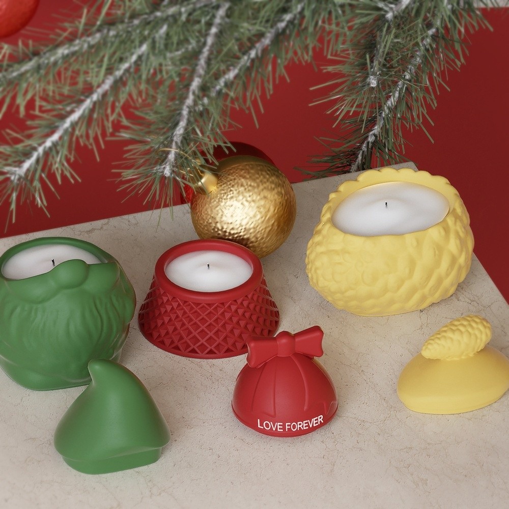 Silicone Santa Claus Storage J - Candle Making Jars With Lids 评论和价格