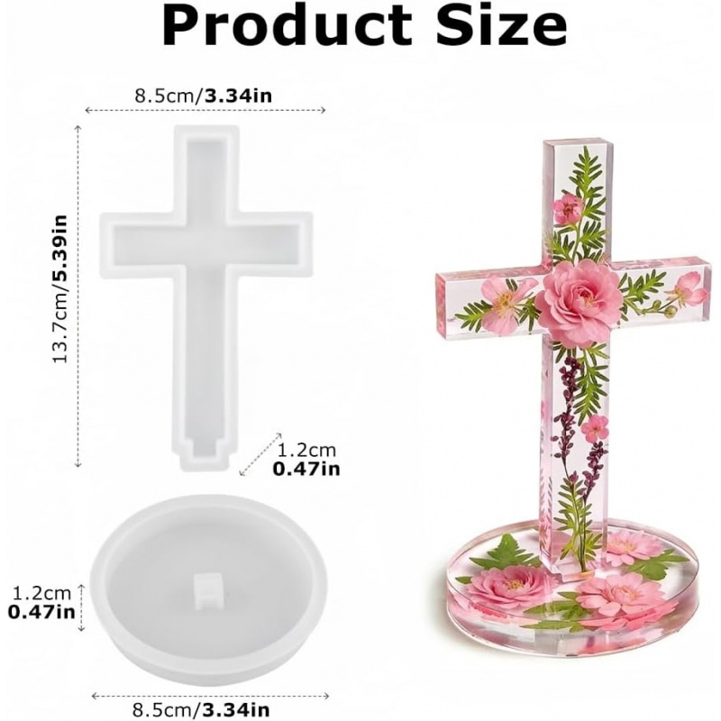 Two silicone molds with a base - Candle Making Jug 评论和价格